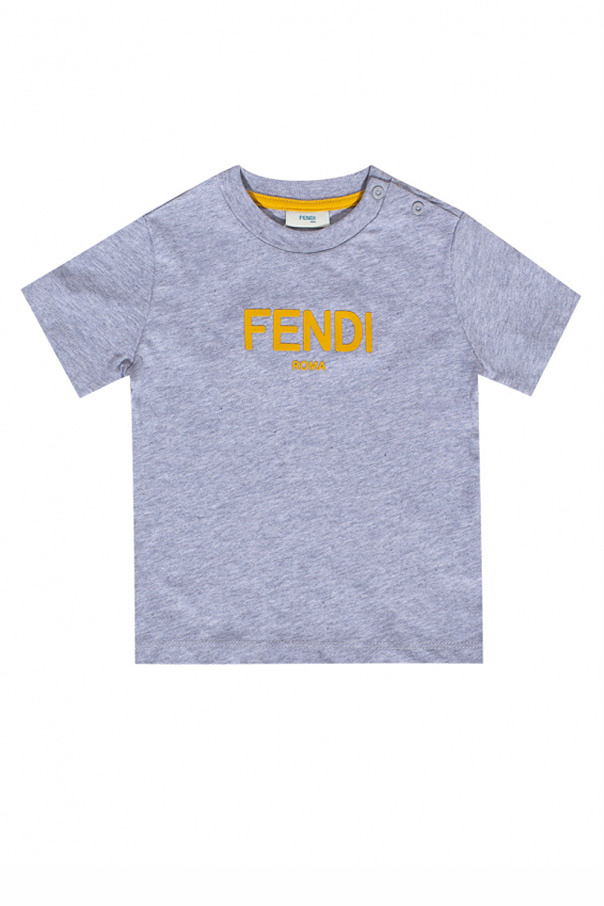 Fendi studded hotsell logo t shirt